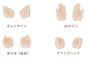 Piccodo Series PIC-H003D Replacement Hand Set C Doll White (Fashion Doll)