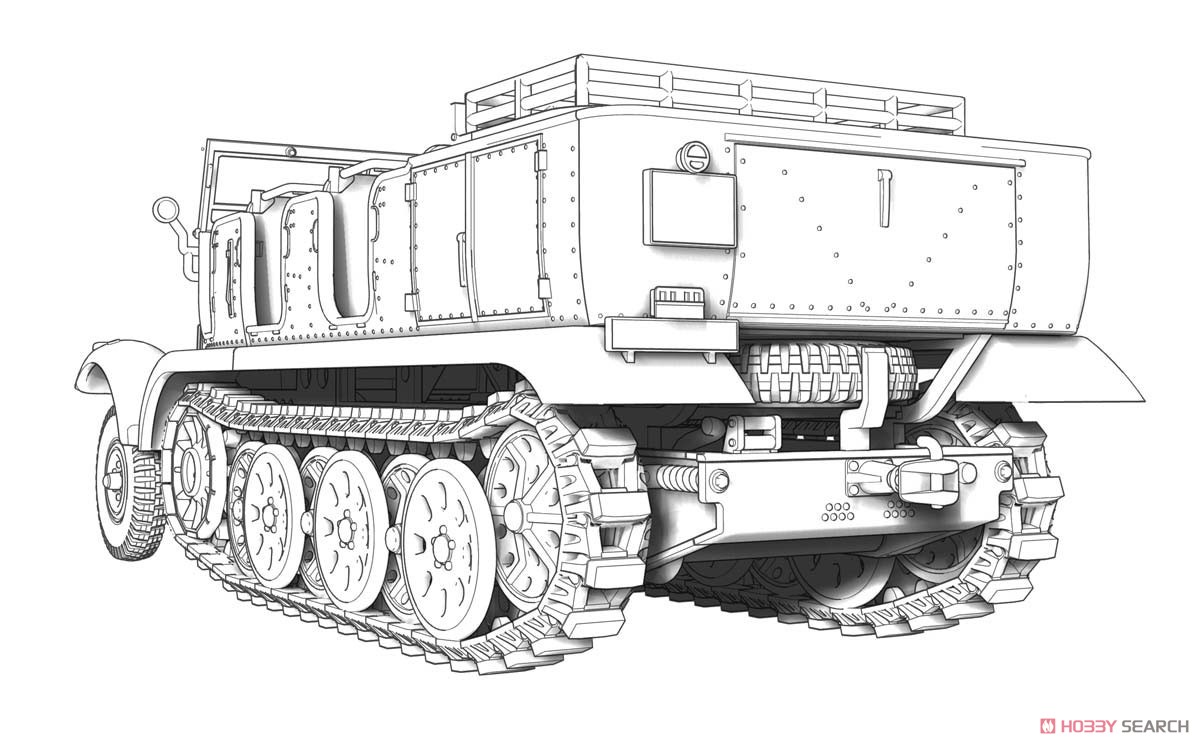 SdKfz.6/1 Zugkraftwagen 5t Artillerie (Plastic model) その他の画像10