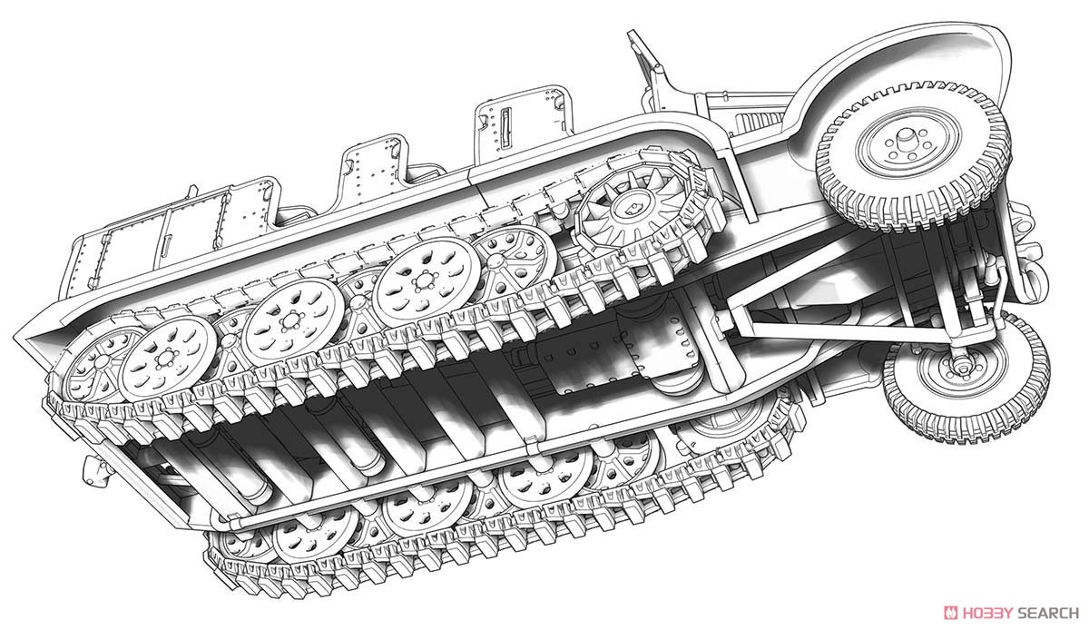 SdKfz.6/1 Zugkraftwagen 5t Artillerie (Plastic model) その他の画像11