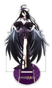 Over lord IV Big Acrylic Figure Albedo (Black Dress) (Anime Toy)