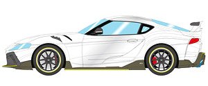 Tom`s GR Supra 2020 White Metallic (Diecast Car)