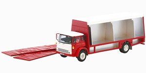 (OO) ベッドフォード TK ボトル配送トラック：ルートカー (海外仕様) CT9563 ホワイトミラー、 赤フレーム (ミニカー)