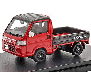 Honda Acty Truck Town Spirit Color Style (2018) Flame Red x Black (Diecast Car)