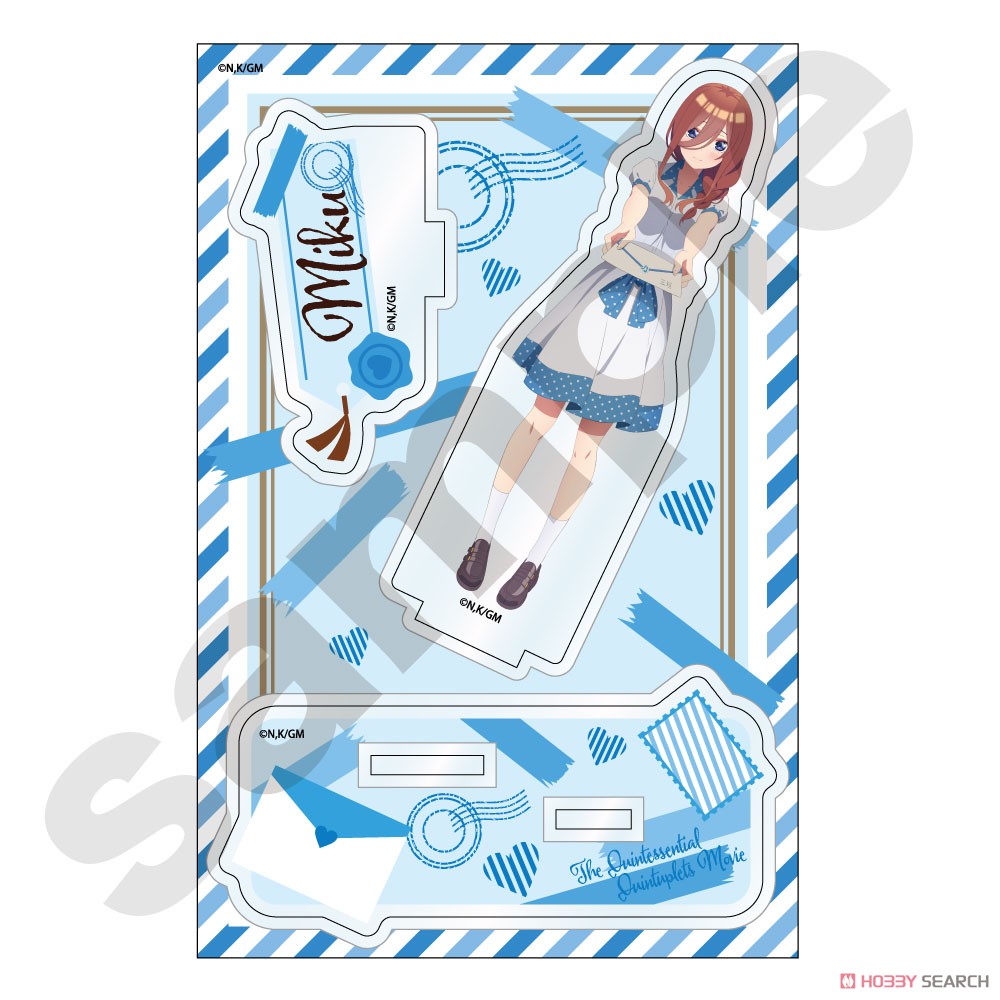 映画「五等分の花嫁」 Letter アクリルスタンドJr. 中野三玖 (キャラクターグッズ) 商品画像1
