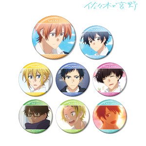 TV Animation [Sasaki and Miyano] Trading Scene Picture Can Badge (Set of 8) (Anime Toy)