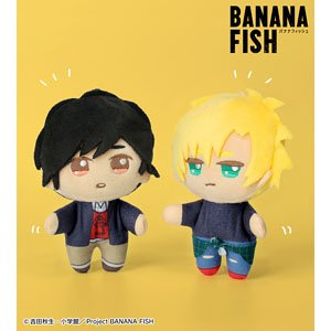 Banana Fish Chokonto! Plush Mascot Set Ash & Eiji (Anime Toy)