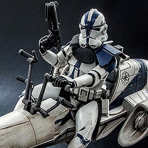 【銀行振込前入金】 【テレビ・マスターピース】 『スター・ウォーズ：クローン・ウォーズ』 1/6スケールフィギュア コマンダー・アポー＆BARCスピーダー (完成品)