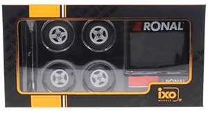 Tire Set Ronal X Silver (Diecast Car)