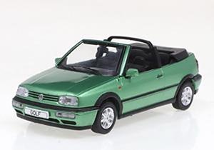 VW ゴルフ カブリオレ (MK III) 1995 メタリックグリーン (ミニカー)