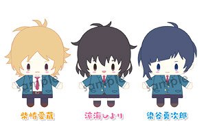 Heroines Run the Show: The Unpopular Girl and the Secret Task Finger Mascot Puppella Set Hiyori Suzumi & Yujiro Someya & Aizo Shibasaki [Plush] (Anime Toy)