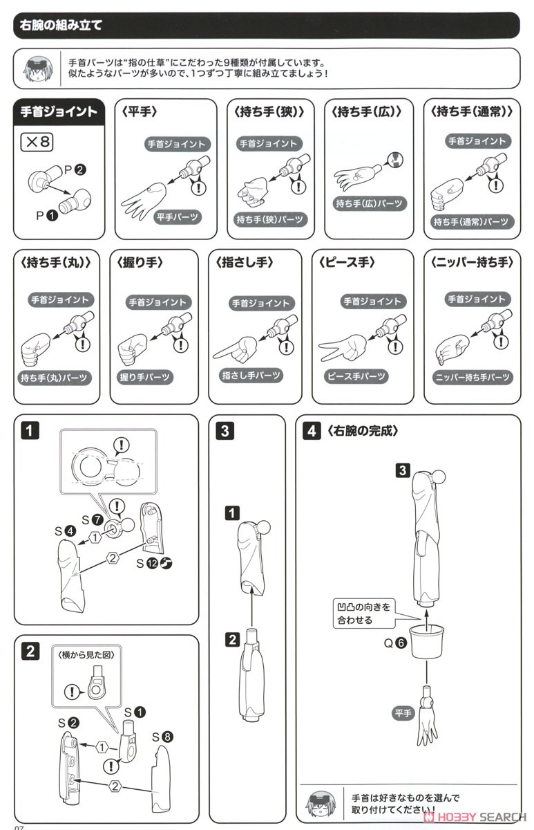 Sousai Shojo Teien Ao Gennai [Wakaba Girls` High School Winter Clothes] (Plastic model) Assembly guide4