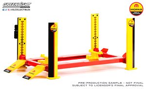 Four-Post Lift - MOPAR Parts & Accessories - Yellow and Red (ミニカー)