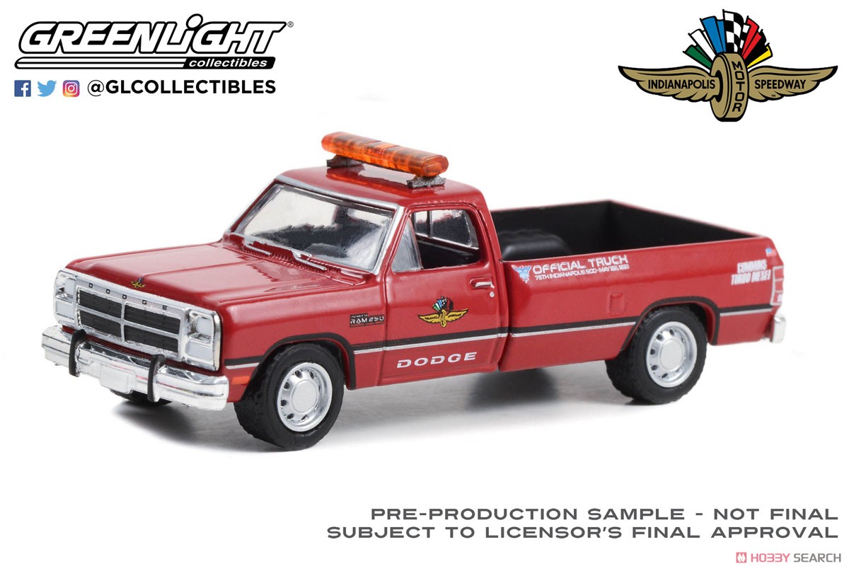1991 Dodge Ram D-250 - 75th Annual Indianapolis 500 Mile Race Dodge Official Truck (Diecast Car) Item picture1