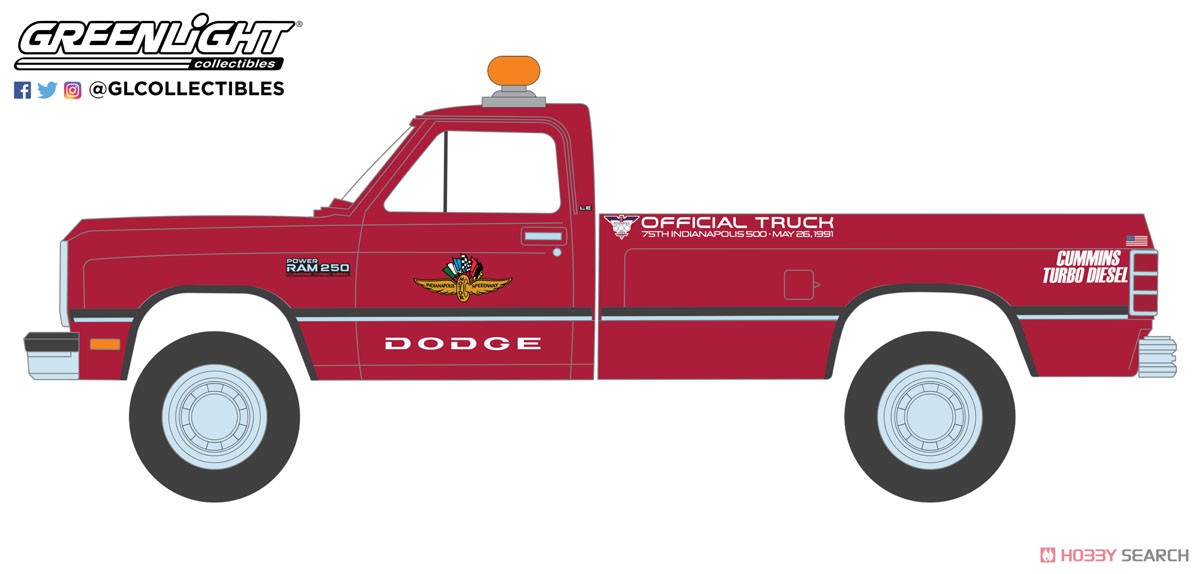 1991 Dodge Ram D-250 - 75th Annual Indianapolis 500 Mile Race Dodge Official Truck (Diecast Car) Other picture1
