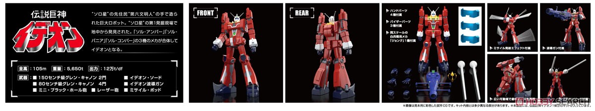 Space Runaway Ideon (Plastic model) Other picture19