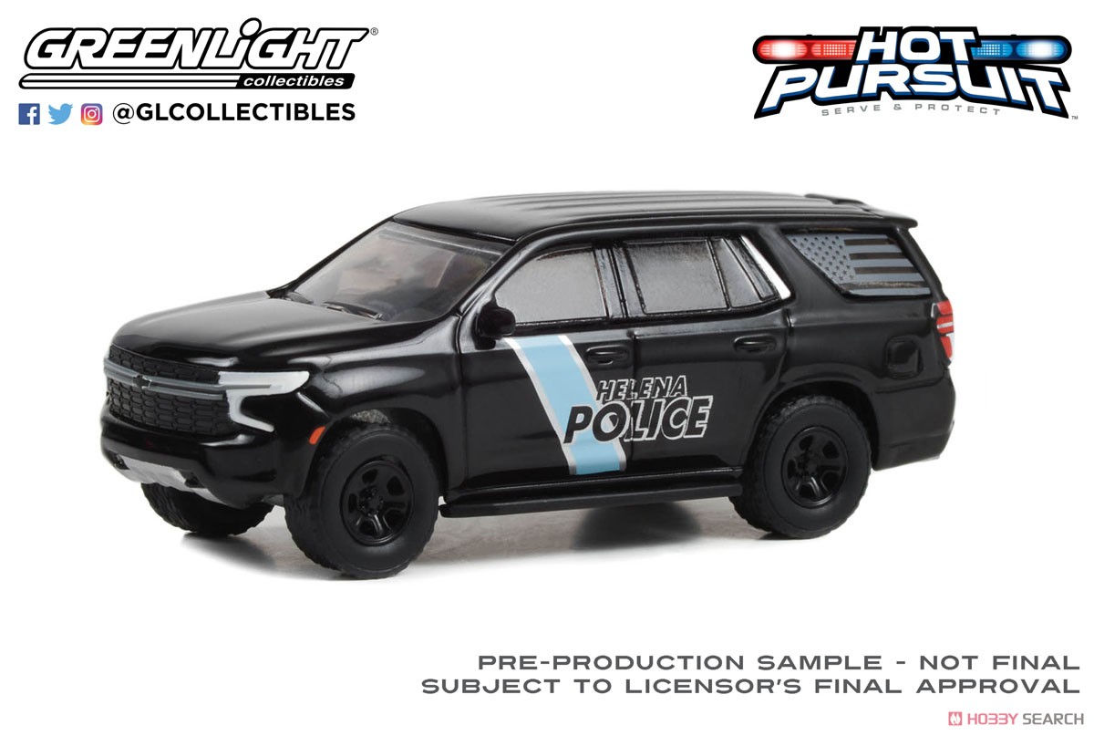 Hot Pursuit - 2022 Chevrolet Tahoe Police Pursuit Vehicle (PPV) - Helena Police Department, Helena, Alabama (Diecast Car) Item picture1