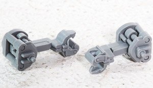 【 JC6386 】 自連形TNカプラー (グレー) (2個入り) (鉄道模型)