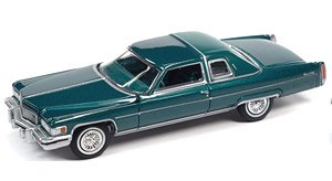 1976 Cadillac Coupe DeVille Green Brier (Diecast Car)