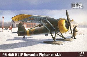 PZL/IAR P.11F Romanian Fighter on Skis (Plastic model)