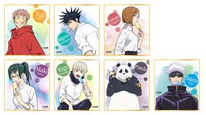 Jujutsu Kaisen Mini Colored Paper Collection Ice Cream Series [Especially Illustrated] (Set of 7) (Anime Toy)