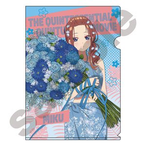 [The Quintessential Quintuplets] Summer Time A4 Clear File Miku Nakano (Anime Toy)