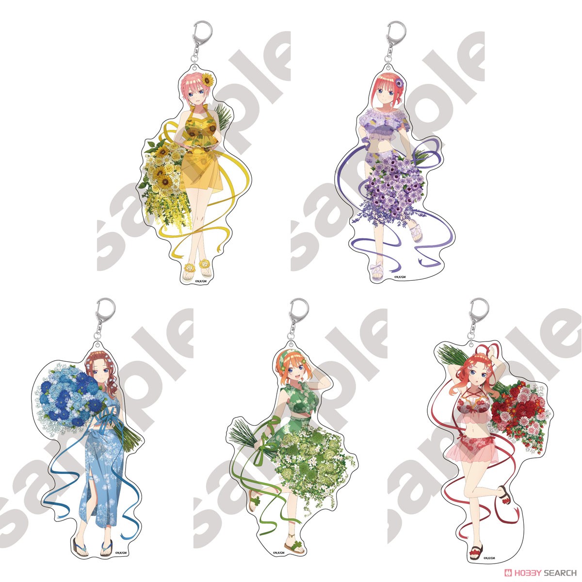 映画「五等分の花嫁」 summer time アクリルキーホルダーBIG 中野四葉 (キャラクターグッズ) その他の画像1