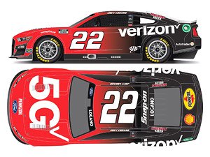 `ジョーイ・ロガーノ` #22 VERIZON フォード マスタング NASCAR 2022 ネクストジェネレーション (ミニカー)