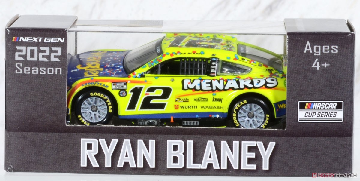 `ライアン・ブレイニー` #12 MENARDS/WRANGLER フォード マスタング NASCAR オールスター レース ウィナー (ミニカー) パッケージ1