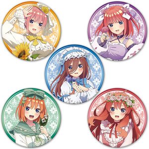 The Quintessential Quintuplets Trading Can Badge (Set of 5) (Anime Toy)