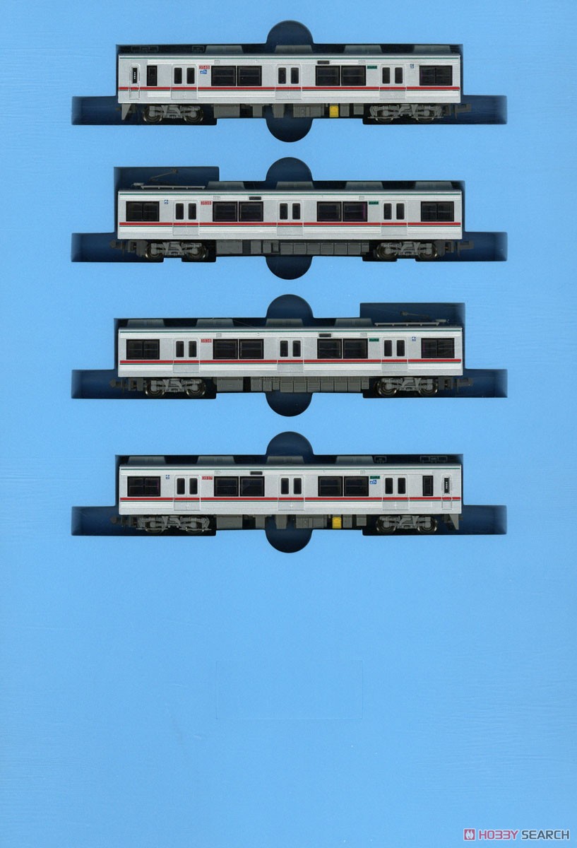 Shibayama Railway Type 3500 Green Stripe Four Car Set (4-Car Set) (Model Train) Item picture1