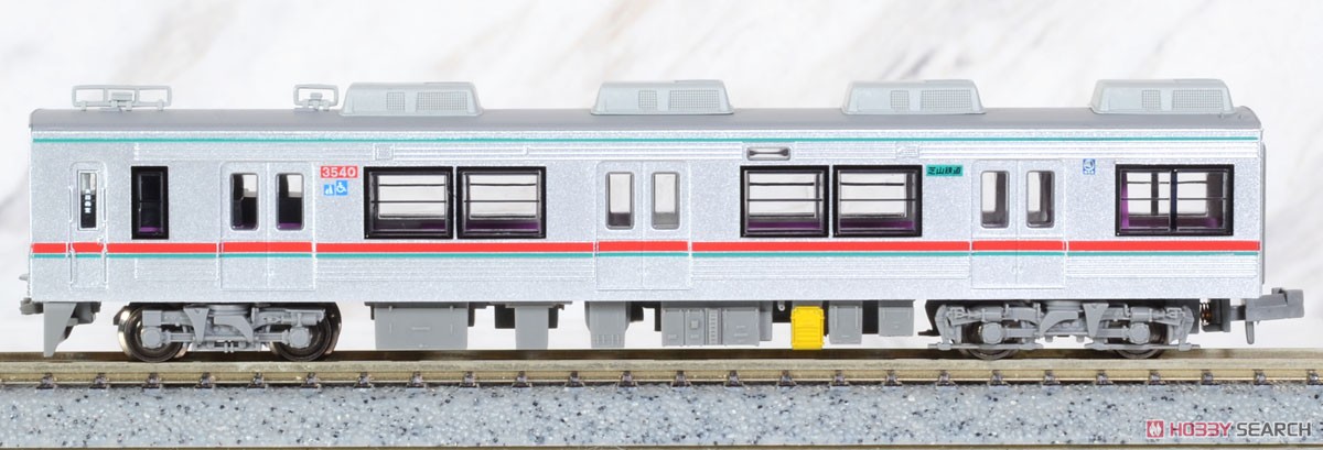 Shibayama Railway Type 3500 Green Stripe Four Car Set (4-Car Set) (Model Train) Item picture2