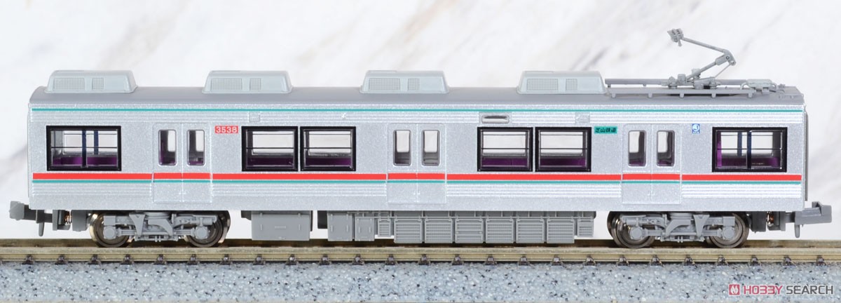 Shibayama Railway Type 3500 Green Stripe Four Car Set (4-Car Set) (Model Train) Item picture6