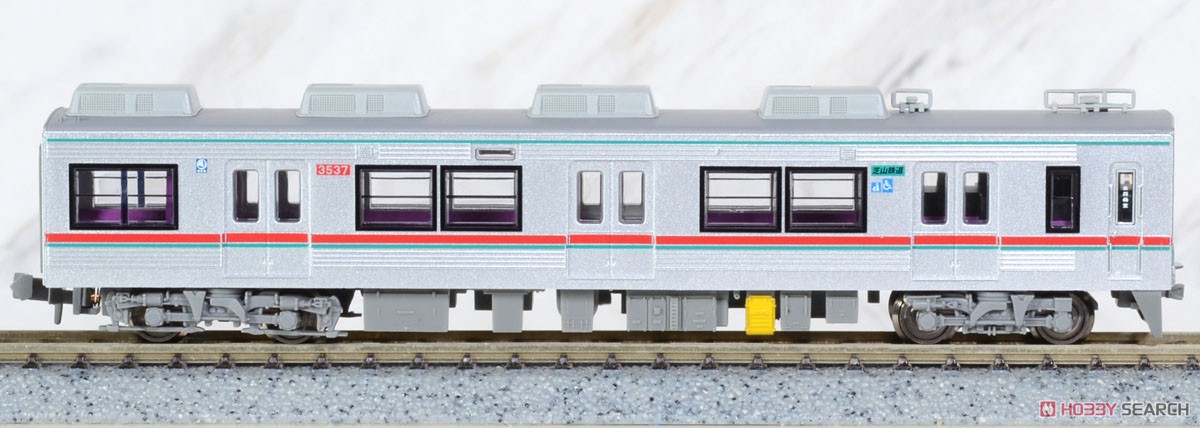 Shibayama Railway Type 3500 Green Stripe Four Car Set (4-Car Set) (Model Train) Item picture7