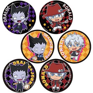 The Vampire Dies in No Time. Trading Can Badge Vol.2 (Set of 6) (Anime Toy)