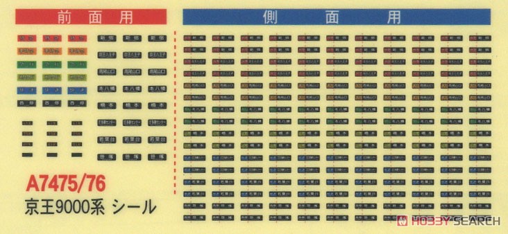 Keio Series 9000 9732F Additional Four Car Set (Add-On 4-Car Set) (Model Train) Contents1