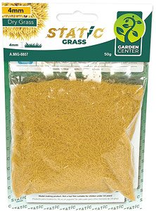 Static Grass - Dry Grass - 4mm (Plastic model)