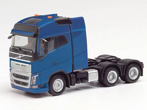(HO) Volvo FH Gl. XL 6x4 Tractor with Heavy Duty Tower Enzianblau (Model Train)