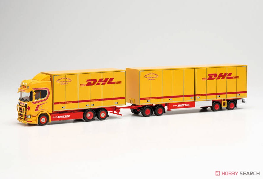 (HO) スカニア CS 20 ハイルーフ Swedish ボックストラック `Jimmy Karlsson/DHL` [Scania CS 20 HD] (鉄道模型) 商品画像1