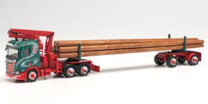 (HO) スカニア CR 20 ND木材運搬トラック `Hammann Transporte` (鉄道模型)