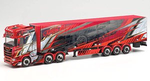 (HO) スカニア CS 20 ハイルーフ冷蔵ボックスセミトレーラー `Ristimaa` (鉄道模型)