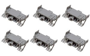 [ 7712 ] `TN` Tight Coupling (SP, Gray, w/Air Piping, 6 Pieces) (Model Train)
