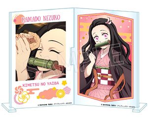 Demon Slayer: Kimetsu no Yaiba Tanjiro Kamado Risshihen Photo Frame Stand Nezuko Kamado (Anime Toy)