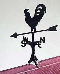 (HO) Weathercock (1/83) (Unassembled Kit) (4 Pieces) (Model Train)
