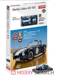 Kyosho Mini Car & Book No.9 Shelby Cobra 427 S/C (Blue Metallic) (Diecast Car) Other picture1