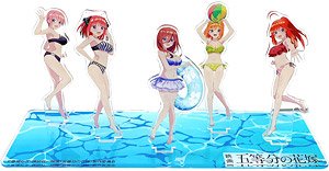 The Quintessential Quintuplets Diorama Acrylic Stand Swimwear (Anime Toy)