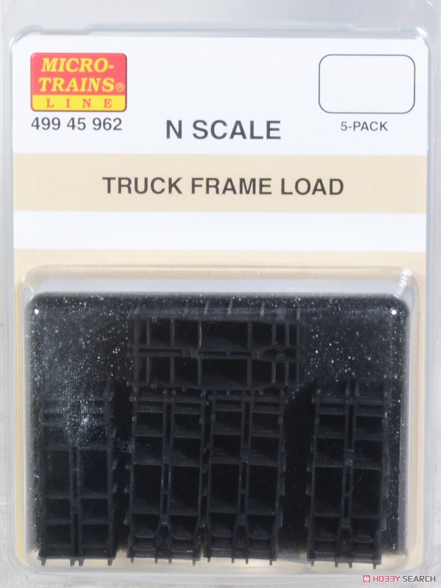 499 45 962 (N) 積載用トラックフレーム 組立キット (5個入り) [Truck Frame Load 5-Pack] (鉄道模型) 商品画像1