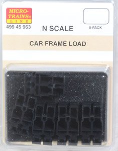 499 45 963 (N) 積載用自動車フレーム 組立キット (5個入り) [Car Frame Load 5-Pack] (鉄道模型)