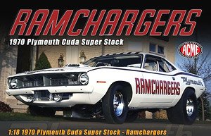 1970 Plymouth Cuda Super Stock - Ramchargers (ミニカー)