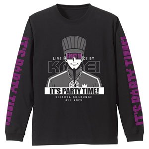 Ya Boy Kongming! DJ Kongming Long Sleeve T-Shirt Black XL (Anime Toy)