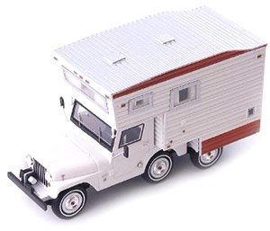 Jeep CJ5 Universal Camper 1969 White (Diecast Car)